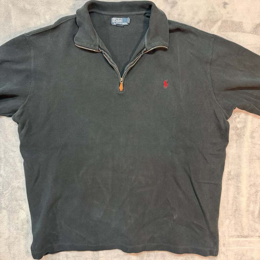 Polo Ralph Lauren Half Zip Pullover Sweater 2XLT Black
